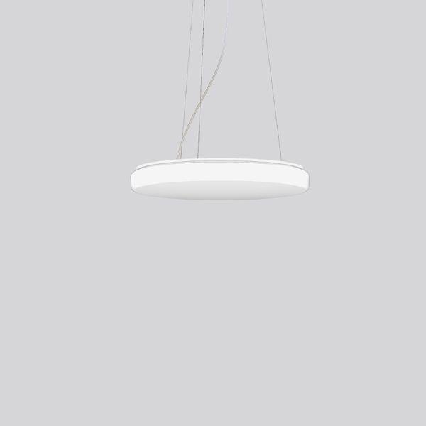 Flat Polymero Kreis Slim, 28 W, 3400 lm, 840, white, Phase-cut Pendant image 2