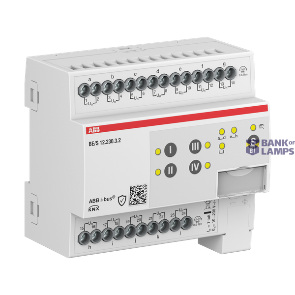 Binary Input, 12-fold, 10-230 V  Manual Operation, MDRC image 2