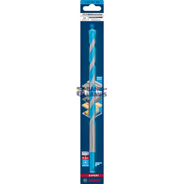 EXPERT CYL-9 MultiConstruction Drill Bit 14 x 2 x 25 mm image 2