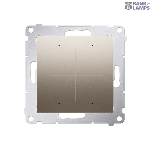 Battery-powered transmitter that directly controls other Simon GO devices, [Wi-Fi] - CONTROL B, 3V, (module), golden matt metallic image 1