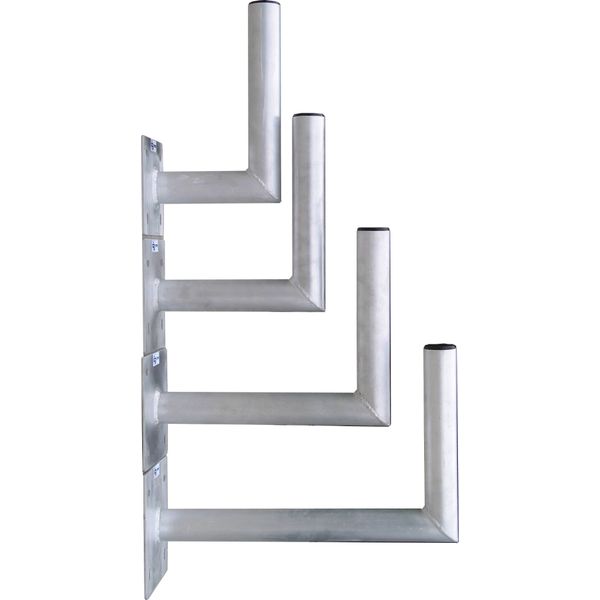 SAT Wall Mount,Walldist.=350mm,H=250mm,175x175mm,DM=50mm,Alu image 2