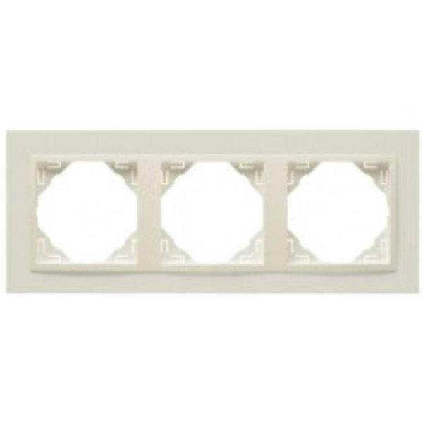 TRIPLE FRAME IVORY/IVORY image 1