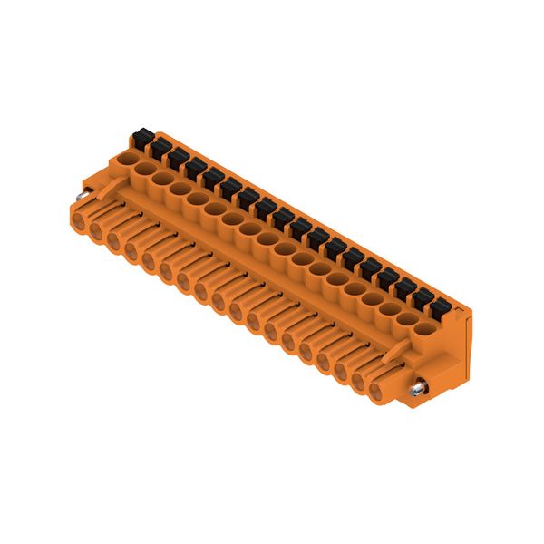 PCB plug-in connector, female plug, 5.08 mm, Number of poles: 18, 90°, PUSH IN with actuator, Clamping range, max. : 3.31 mm², Box image 4