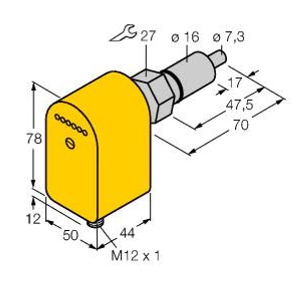 Flow Monitoring Immersion Sensor with Integrated Processor   FCS-HA4P-AP8X-H1141 image 1
