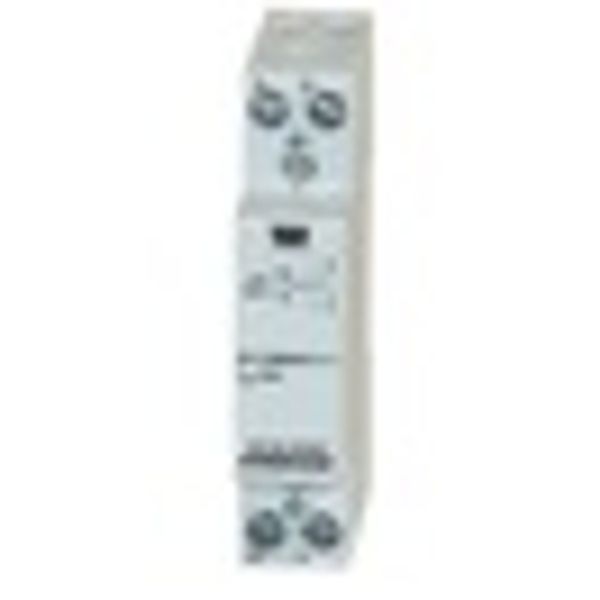 DIN Rail contactor 20A, 2 NO, 24VAC, 1MW, AMPARO image 2