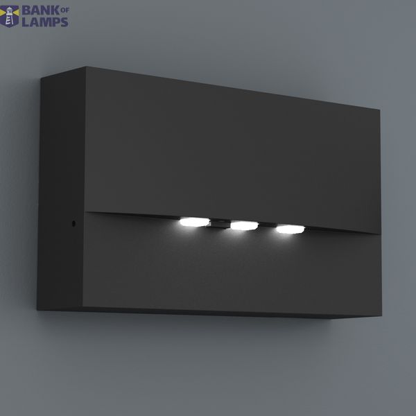 Emergency luminaire WAF anthracite 3x1W ERT-LED 3h 230V AC image 3
