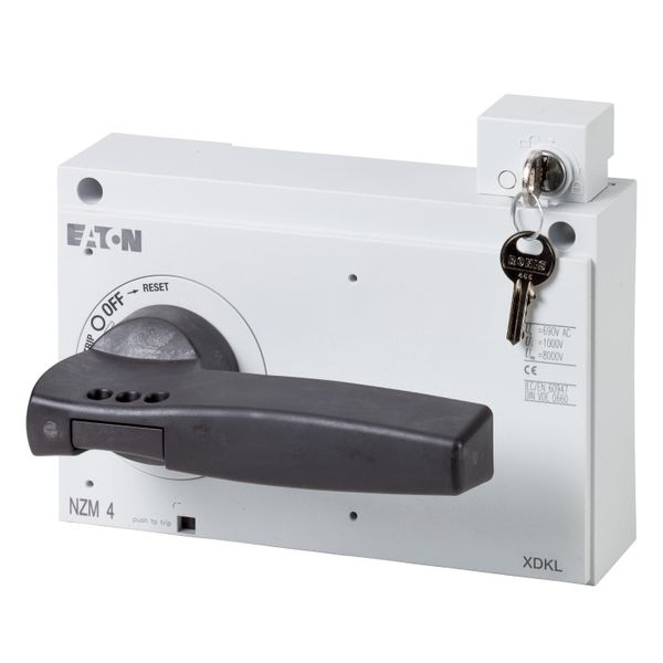 NZM4-XDKL Rotary handle, + key lock, size 4 image 3