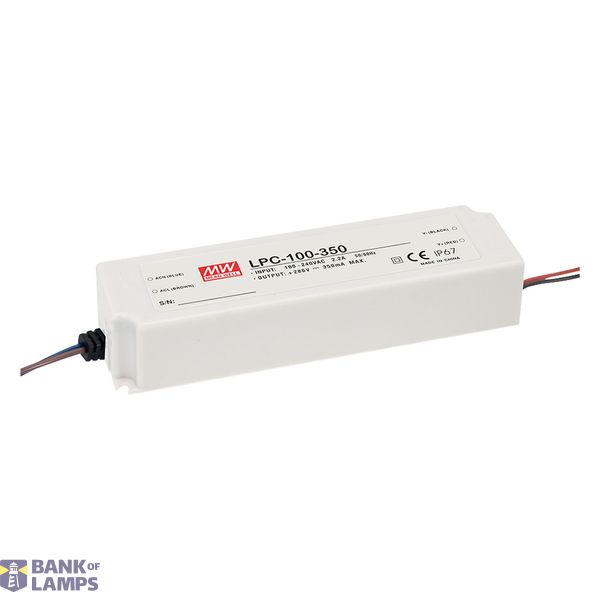 LPC-100-1050 Led driver, Class2 48-96V, 1050mA CC, MEAN WELL image 1