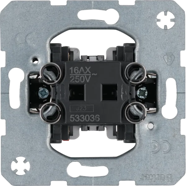 Switch, rocker, shift 6, 10 AX, 250 V~, device module image 1