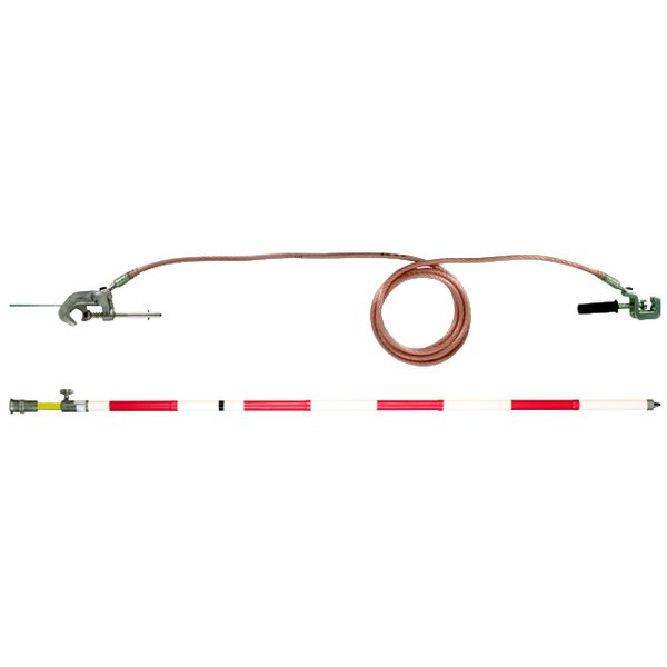 Earthing device f. railways f. feeding, bypass and other types of line image 1