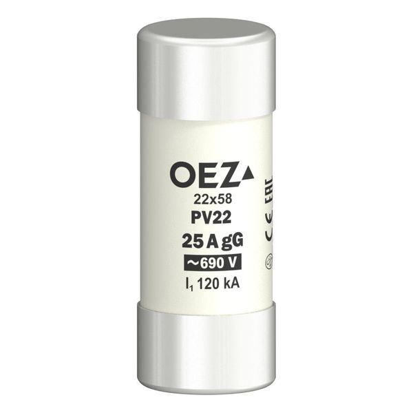 Fuse-link PV22 25A gG image 1