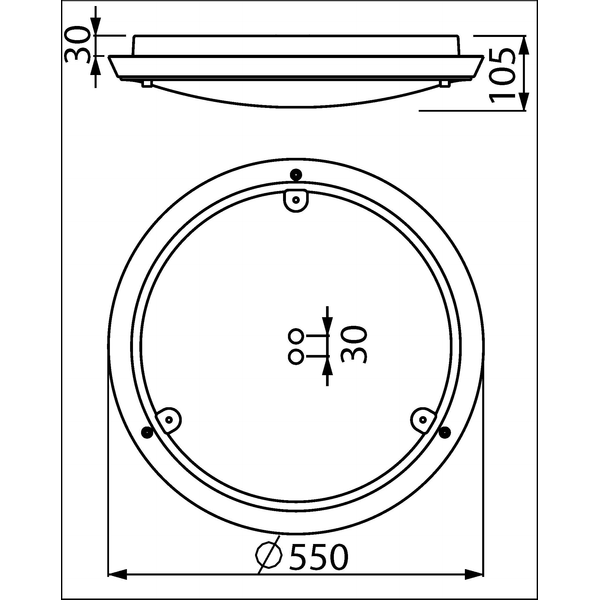 Universal luminaire AVD550 LED 39W/840 PC O image 3