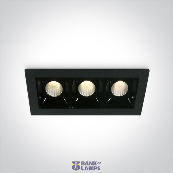 BLACK 3x2W WW IP20 700mA DIMMABLE image 1