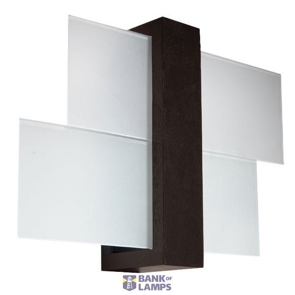 WALL LAMP PHENIX 1 WENGE E27 1X60W IP20 image 1