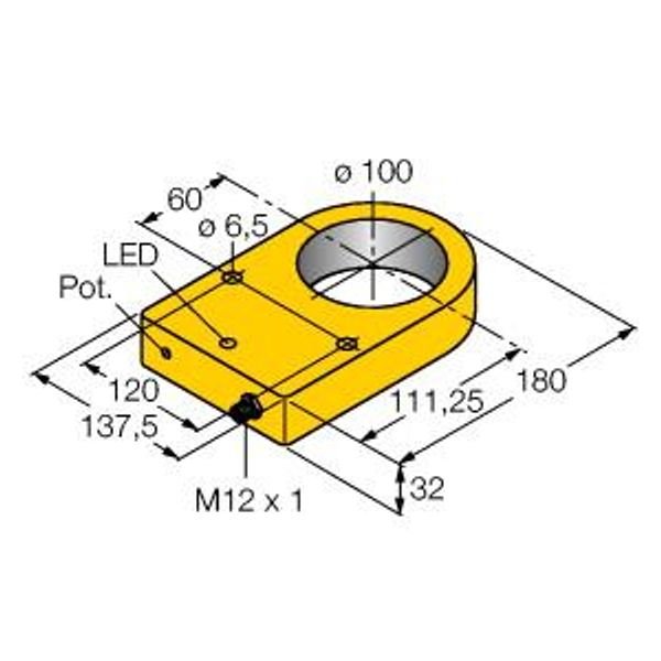 Inductive Sensor Ring Sensor   NI100R-S32XL-VP44X-H1141 image 1