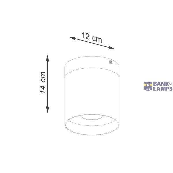 Ceiling lamp RIF black image 8