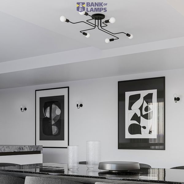 Chandelier VECTOR 6 black image 6