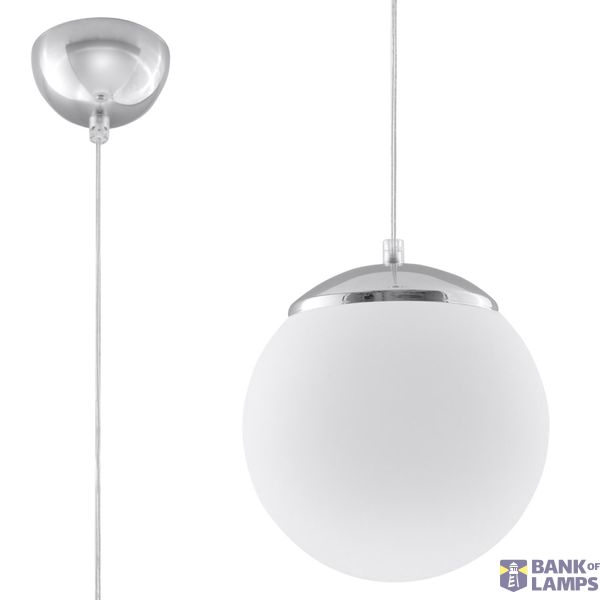 HANGING LAMP UGO 20 CHROME E27 1X60W IP20 image 5