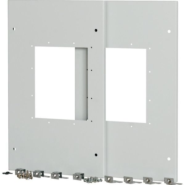 XMIX16F0802C Front cover, 2x IZMX16, fixed mounted design, W=800mm image 2
