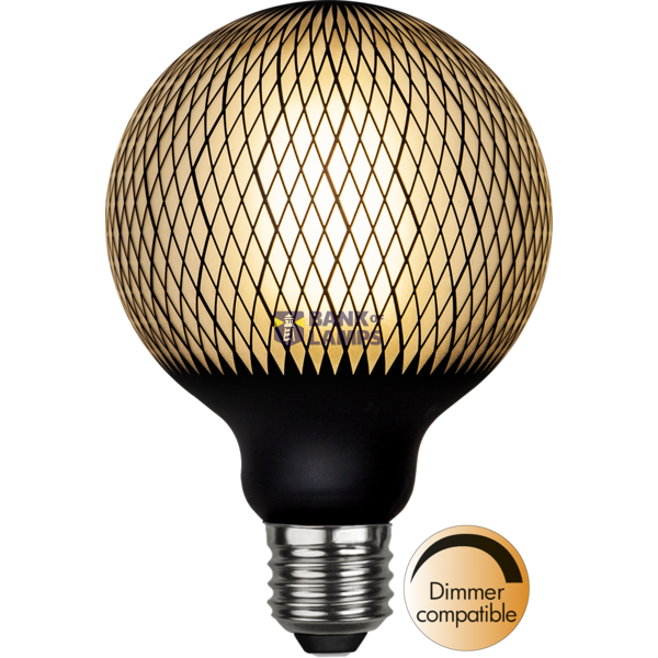 LED Lamp E27 G95 Graphic image 2