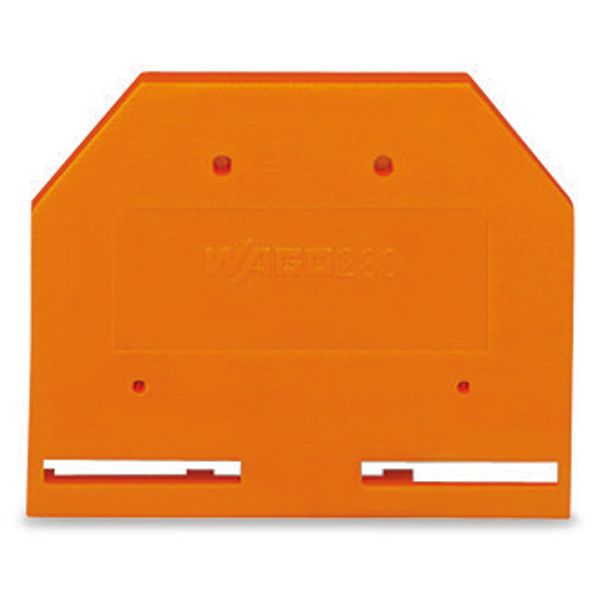 End and intermediate plate 2.5 mm thick orange image 2
