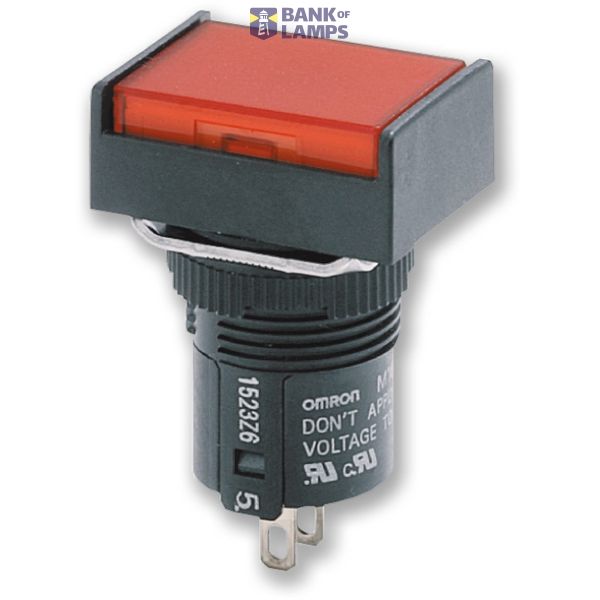 Selector switch, non-illuminated, lever type, square, 2 notches, spring-return, IP65 A16S2001F image 1
