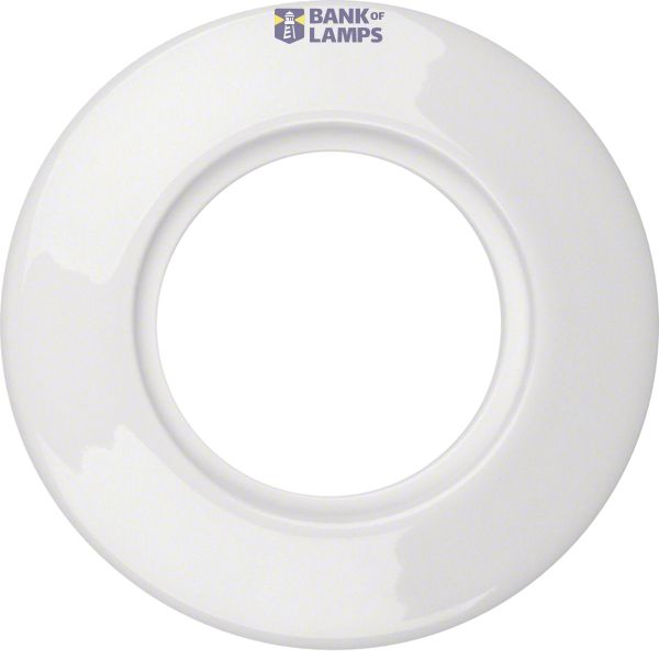 Porcelain frame, single, S1930, polar white, glass image 1