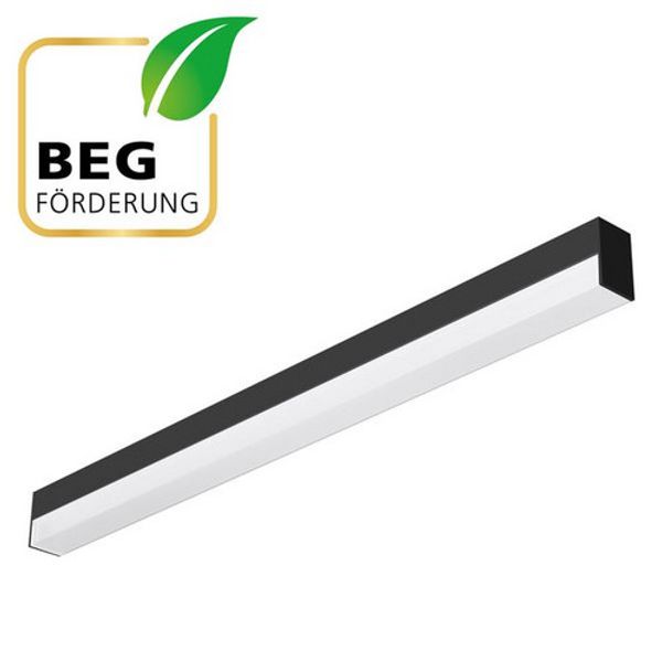 LED Spiegelleuchte - 900mm - schwarz - IP44 - 220-240V/AC/DC 10W, 13W, 19W, 21W - 3000K, 4000K, 5700K - 1270-2648lm image 1