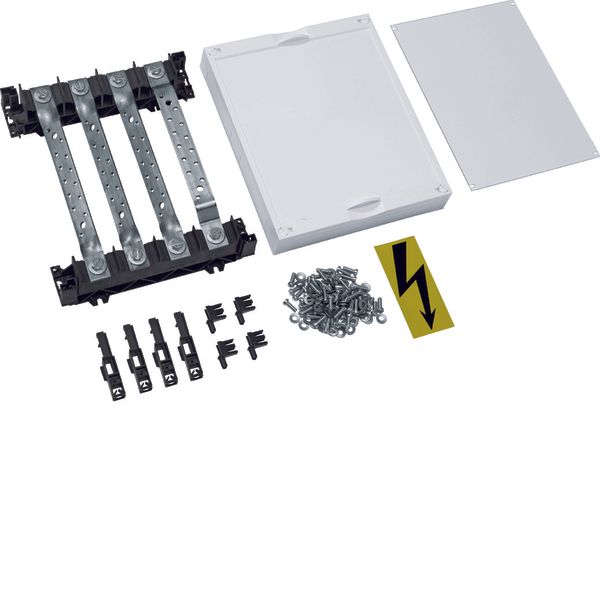 Kit,universN,300x250mm, with busbar 50mm, 4x 25x6mm, vertical image 1