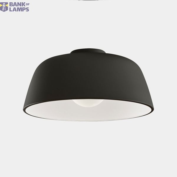 Ceiling fixture Miso ø433mm E27 40W Black image 1