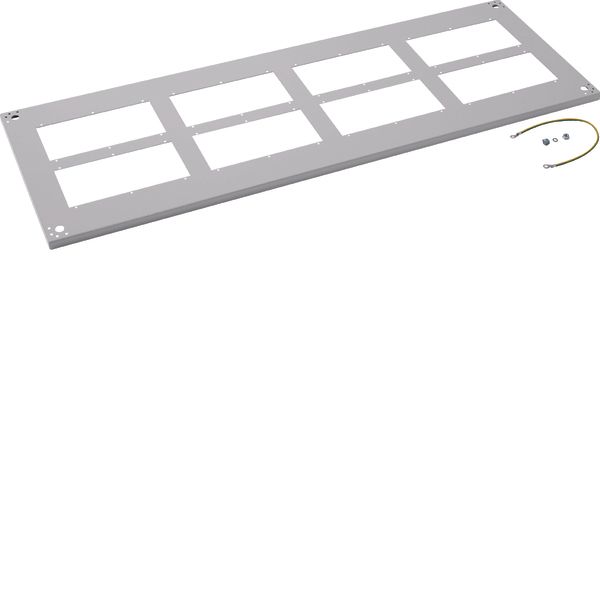 Perforated closing plate, Univers, IP54, CL1, 1100x400 mm image 1