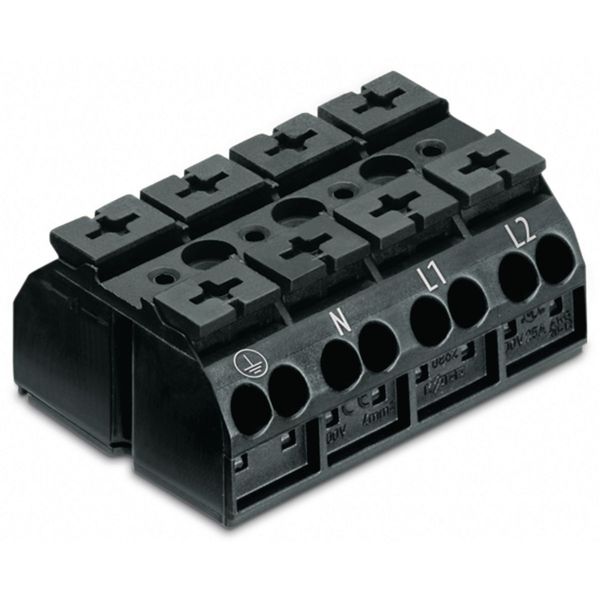 4-conductor chassis-mount terminal strip suitable for Ex e II applicat image 3