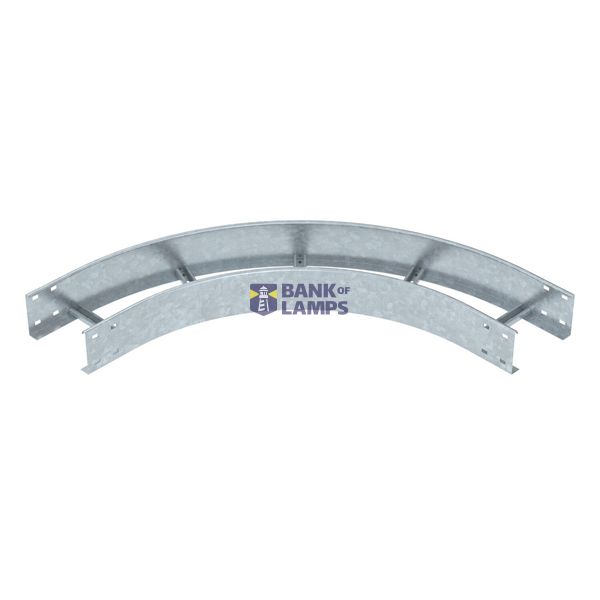 90° bend for cable ladder, horizontal 110x200 Steel Hot-dip galvanised image 1