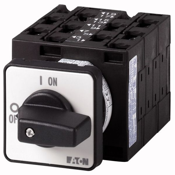 T3-5-15892/E Star-delta switches, T3, 32 A, flush mounting, 5 contact unit(s), Contacts: 10, 60 °, maintained, With 0 (Off) position, With spring-return to 0, B>0- image 1