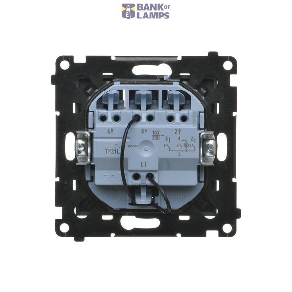Temperature regultor with outer sensor, black matt image 1