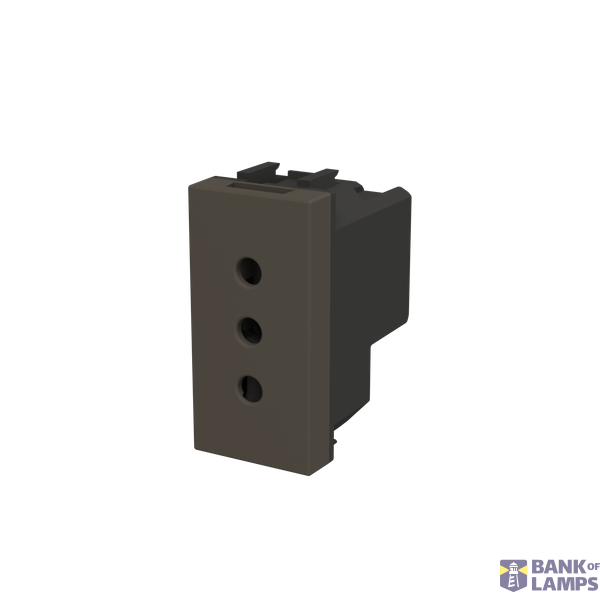 Socket outlet IT P11 10A - 1M - Anthracite image 2