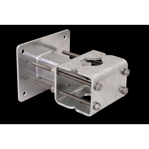 Mast attachment HDG steel for wall image 1