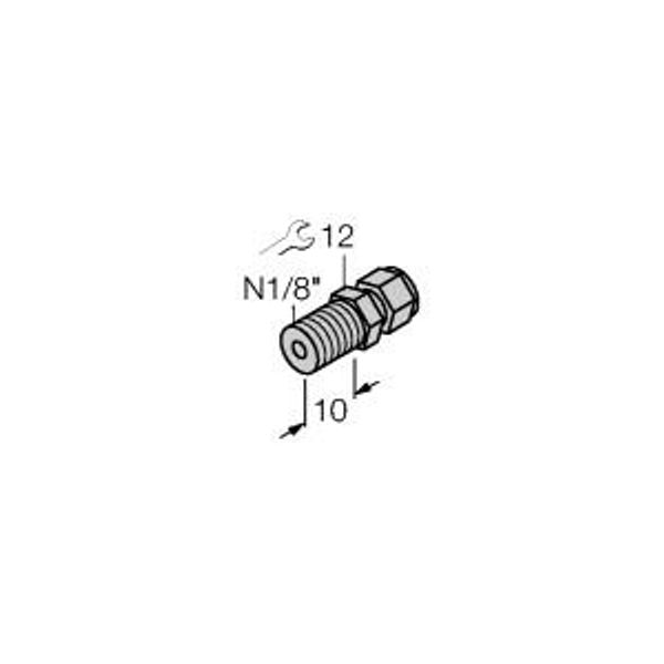 Accessories Compression Fitting   CF-M-3-N1/8-A4 image 1