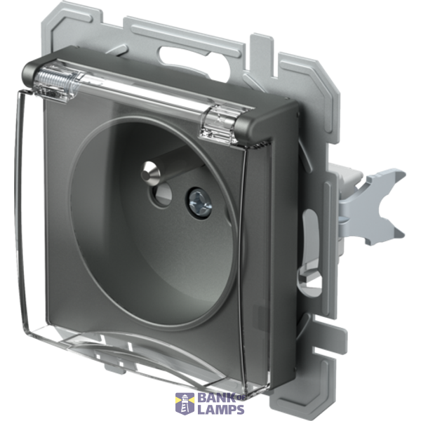 SOCKET FRENCH+COVER 2P+E 16A 250V~ BV AT XO 4417090 image 2
