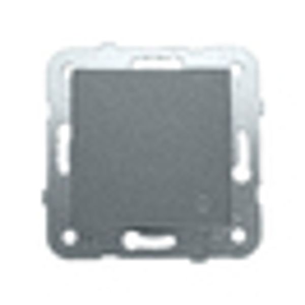 Socket outlet, flap cover, screw clamps, anthracite image 3