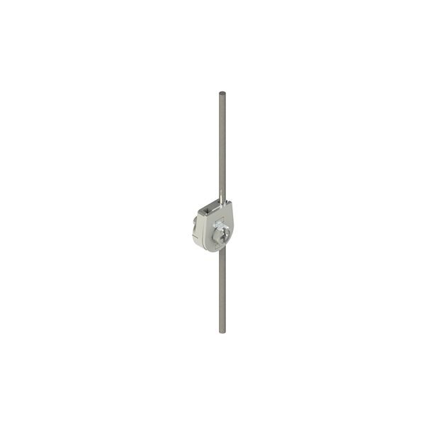 Lever with adjustable round stainless steel rod 3x125 mm diameter image 1