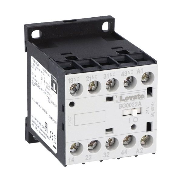Control relay with AC coil 60Hz, 230VAC, 2NO and 2NC image 1