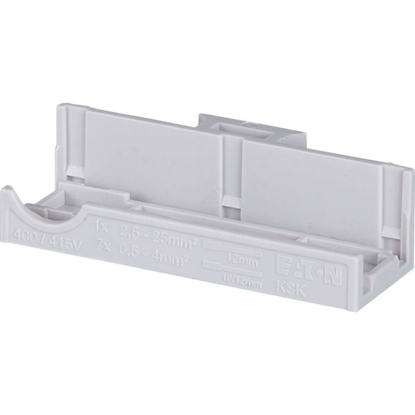 KSK-UP/HW-KLV Empty KSK terminal supporter for wall-box KLV image 2