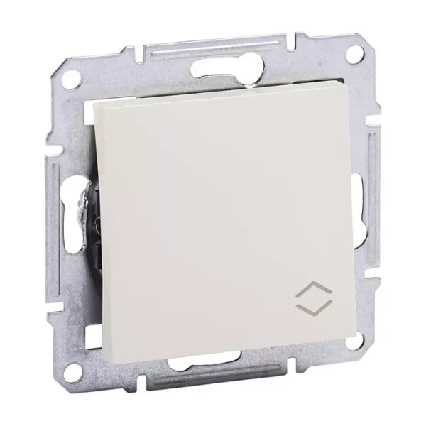 Asfora Switch, Recessed, Ivory image 1
