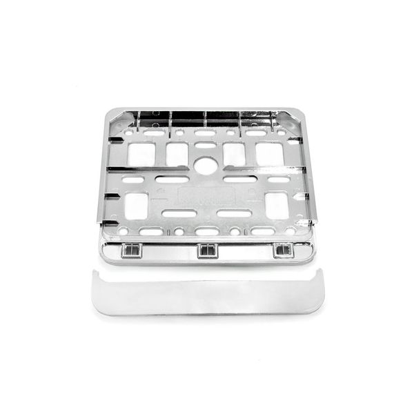 Licence plate frame - scooter metalic image 1