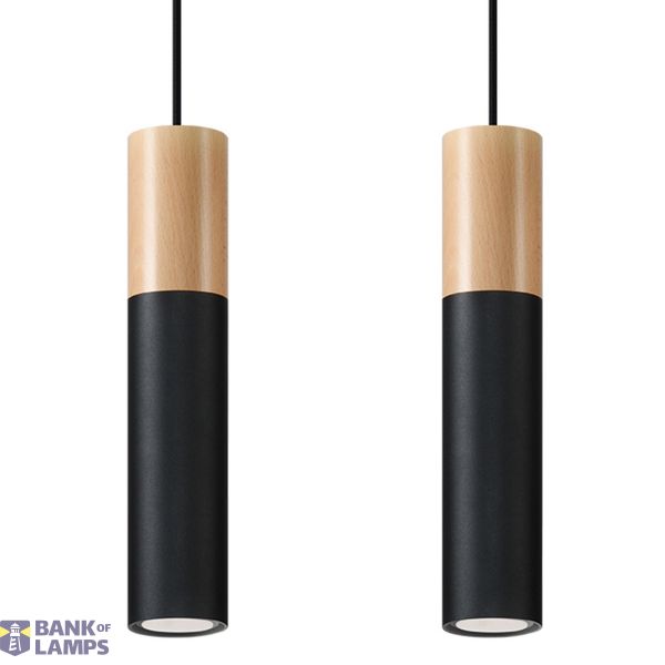 SOLLUX - pendant lamp PABLO 2 black SL.0633 image 3