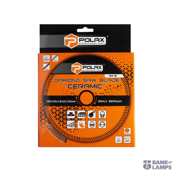 Diamond saw blade "Ceramic" 180x10x1.8x22.23mm image 3