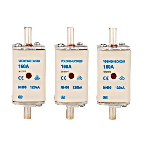 Set consisting of 3 NH fuses 160A 690V image 1