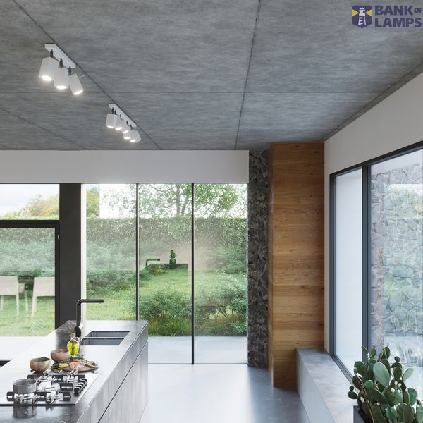CEILING LAMP MERIDA 4 WHITE GU10 4X40W IP20 image 9