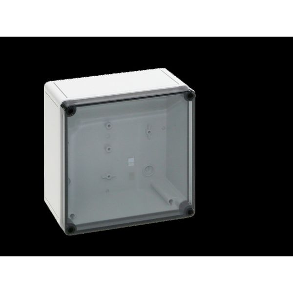 PK Polycarbonate enclosure, WHD: 182x180x90 mm image 2